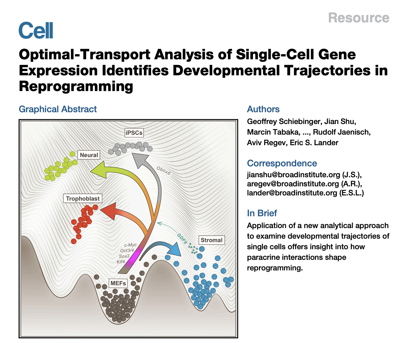Cell 2019 Graphical Abstract